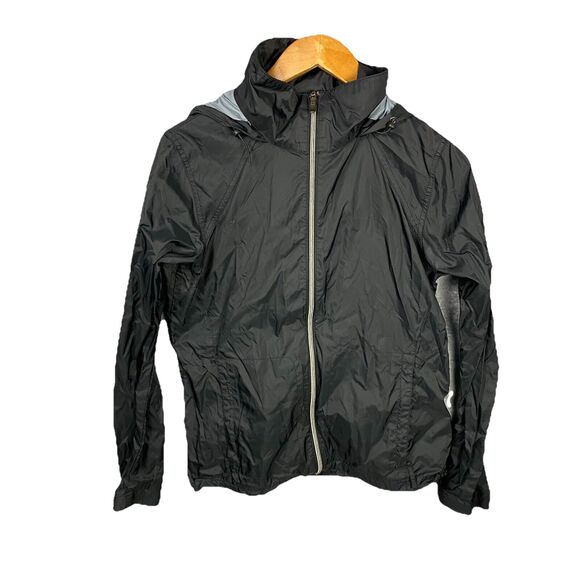Columbia Switchback III Jacket Women's Medium Gorpcore Hiking Black Hooded - Picture 1 of 7